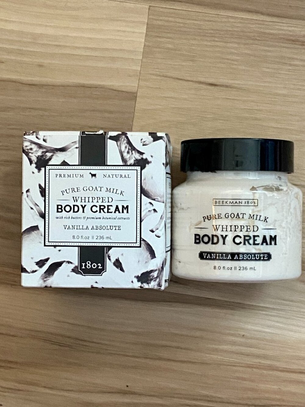 Beekman 1802 Goat Milk 8 oz Whipped Body Cream Vanilla Absolute New NIB Boxed
